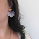 Boucles d'oreilles Violettes 