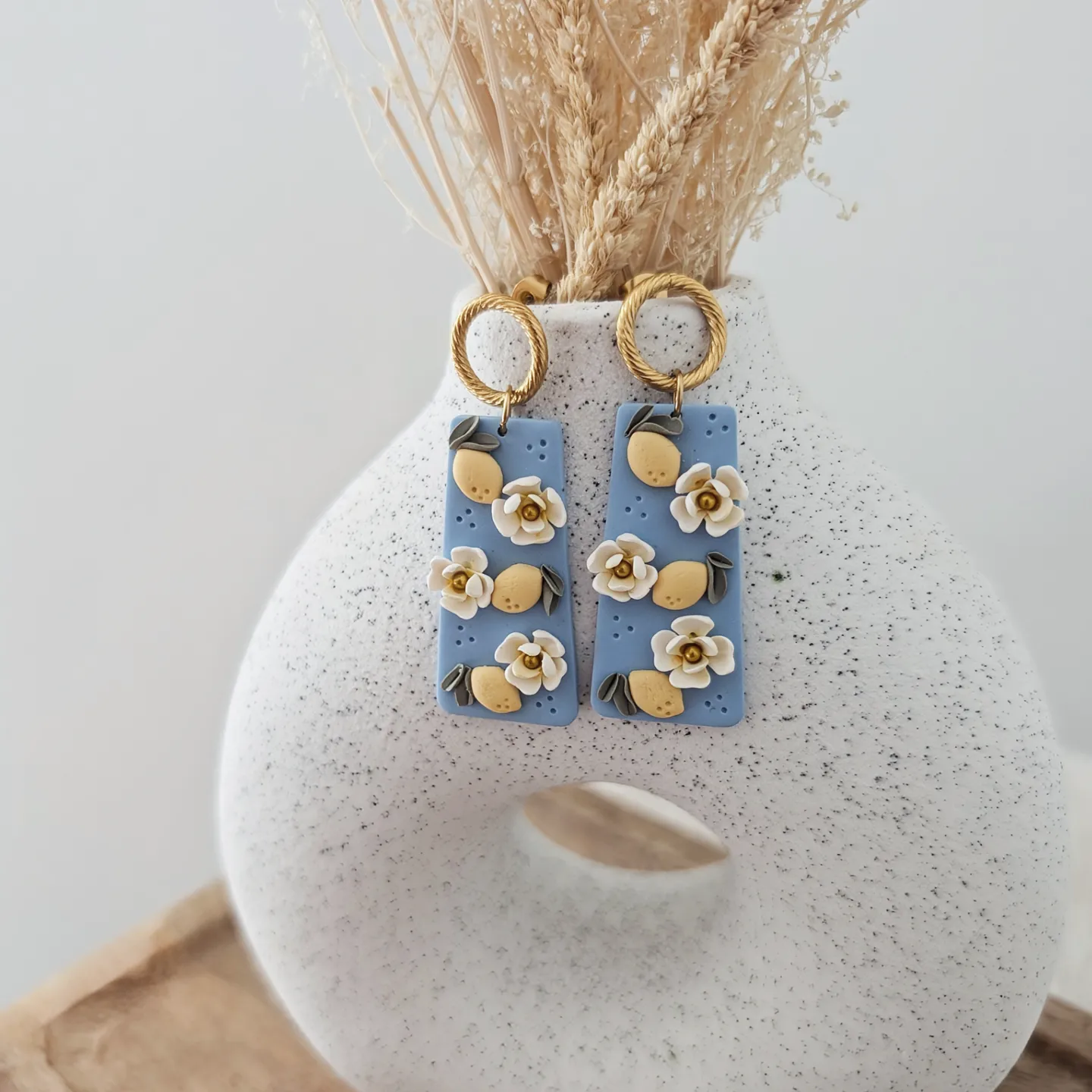 Boucles d'oreilles Citronnade 