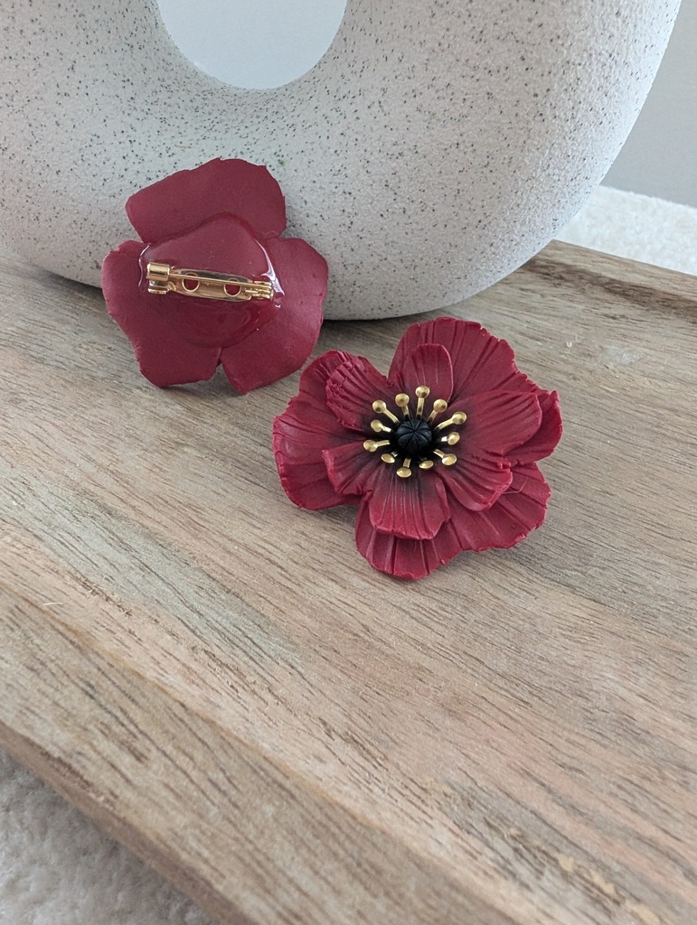 Broche Poppy