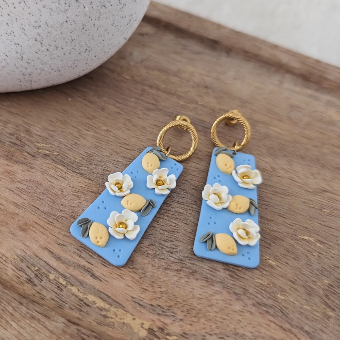 Boucles d'oreilles Citronnade 